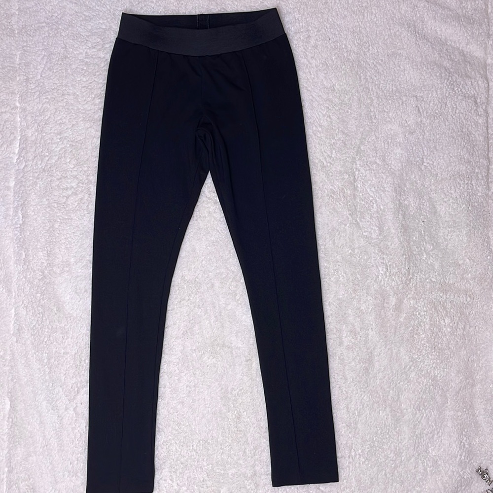 Andrea Jean’s Skinny Leg High Waisted Pleated Stretch Waistband size Large - Picture 3 of 7